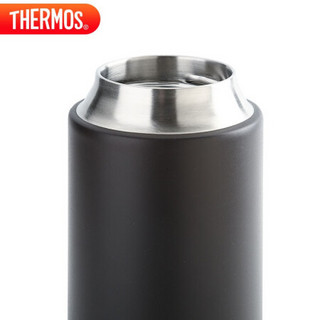 THERMOS 膳魔师 保温杯 高真空304L不锈钢提手便携一键开启车载杯随手杯TCTS230 BK