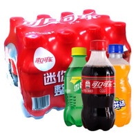 Fanta 芬达 可口可乐（Coca-Cola）可乐*6+雪碧*3+芬达橙*3 汽水 300ml*12瓶 混合口味 整箱装
