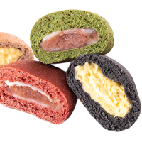 SLIMMING CHICKS 小鸡收腹 低脂 全麦抹茶紫薯奶酪欧包 425g 约5个