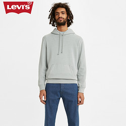 Levi's 李维斯 Levi's® Wellthread® 系列男士米灰色连帽休闲卫衣86142-0004