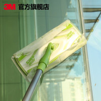 3M 思高平板拖把静电除尘拖干湿拖把懒人拖把即用即抛 X4除尘拖把+5包干纸（150张）