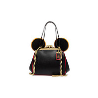 COACH 蔻驰 DISNEY MICKEY X KEITH HARING联名系列 女士手提单肩包 4720 B4/M2 黄铜色硬件/混合黑色