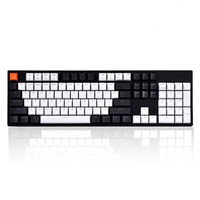 京东京造 C2 104键 有线机械键盘 黑色 佳达隆G轴红轴 单光