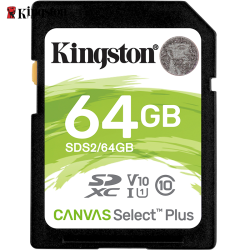 Kingston 金士顿 金士顿(Kingston)SD大卡佳能相机内存单反微单相机存储卡 class10 100M/S SDS2 64G