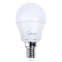 美的（Midea） LED节能灯泡 球泡 E14小螺口家用光源 5W 暖白 3000K