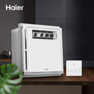 海尔（Haier） A6U1智能风暖浴霸+ XL3U1智能遥控凉霸+ 面板灯长灯 厨卫套餐适用集成吊顶