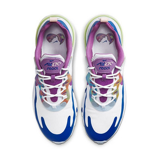 NIKE 耐克 Air Max 270 男子跑鞋 CW0630-100 白蓝紫 43