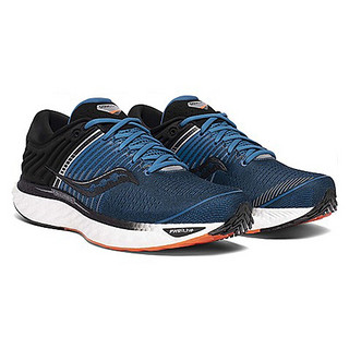 索康尼 Saucony Triumph 17 胜利17 轻量缓震稳定支撑男士马拉松跑步鞋 黑蓝 标准41/US8