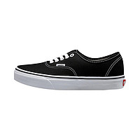 VANS 范斯 Authentic 中性运动板鞋 VN-OEE3BLK 黑白色 36