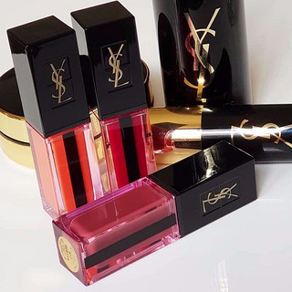 YVES SAINT LAURENT 圣罗兰 黑管水光唇釉 #N°612番茄色 5.9ml