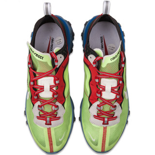 NIKE 耐克 React Element 87 高桥盾联名 男子跑鞋 BQ2718-700 荧光绿蓝 44