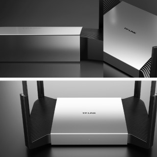 TP-LINK 普联 飞流系列 XDR5480 易展Turbo版 双频5400M 千兆Mesh无线路由器 WiFi 6 灰色 单个装