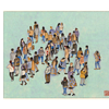 原晓轩 签名限量工笔画版画 《穿行的绿》简约装饰画18x14.5cm 2020年 限量50版
