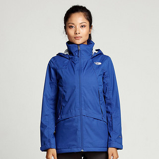 THE NORTH FACE 北面  COLOR宝石蓝 女款单层冲锋衣