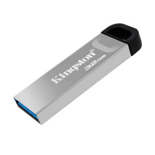 Kingston 金士顿 DataTraveler系列 DTKN USB 3.2 U盘 银色 64GB USB +Type-C转接头