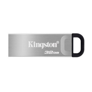 Kingston 金士顿 U盘 32GB DTKN 金属商务办公车载优盘 USB3.2 Gen 1 U盘配挂绳