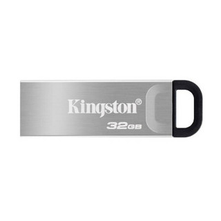 Kingston 金士顿 DataTraveler系列 DTKN USB 3.2 U盘 银色 64GB USB +Type-C转接头