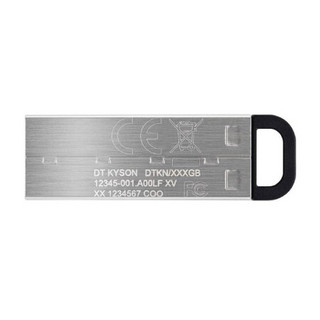 Kingston 金士顿 DataTraveler系列 DTKN USB 3.2 U盘 银色 64GB USB +Type-C转接头