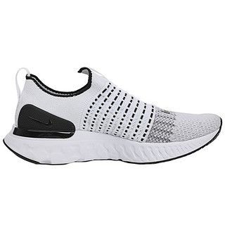 NIKE 耐克 React Phantom Run Flyknit 2 男子跑鞋 CJ0277-100 白黑 44.5