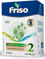 Friso 美素佳儿 美素佳儿(Friso)婴幼儿配方奶粉 2段(6-10月)700g 全新配方升级 荷兰原装进口 2段700g/盒