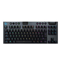 logitech 罗技 G915 TKL 84键 蓝牙无线机械键盘 黑色 Clicky GL C 机械轴 RGB