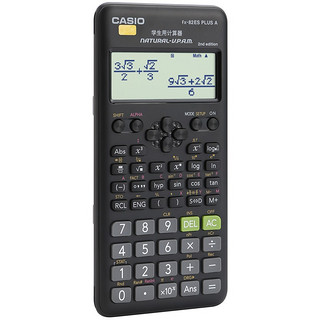 CASIO 卡西欧 FX-82ES PLUS A-2 函数科学计算器学生考试日常学习智黑 大学高中初中学生适用