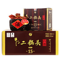 Niulanshan 牛栏山 二锅头 精品 15 52%vol 清香型白酒 500ml*4瓶 整箱装