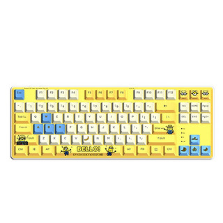 MACHENIKE 机械师 Minion MK700 小黄人联名款 无线机械键盘 黄轴+小黄人联名款 无线鼠标 键鼠套装 小黄人