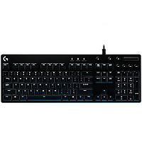 logitech 罗技 G610 104键 有线机械键盘 黑色 Cherry红轴 单光+长款鼠标垫