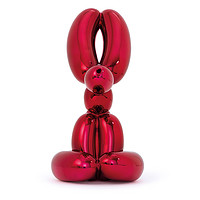 HOWstore Jeff Koons Balloon Animals Collector 《兔子》动物珍藏版雕塑 29x13.9x21cm 顶级骨瓷