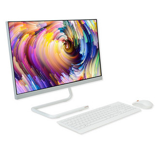 Lenovo 联想 致美 AIO 520C 23.8英寸 一体机 白色（酷睿i3-10110U、核芯显卡、8GB、256GB SSD、1080P）