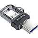 有券的上、亲子会员：SanDisk 闪迪 至尊高速系列 酷捷 DD3 USB3.0 U盘 灰色 64GB USB/Micro USB双口