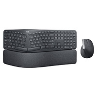 logitech 罗技 ERGO K860 无线键盘+MX VERTICAL 无线鼠标 键鼠套装 黑色