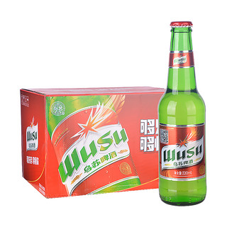 WUSU 乌苏啤酒 红乌苏啤酒 330ml*24瓶