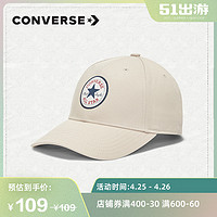 CONVERSE 匡威 CONVERSE匡威官方 经典可调节棒球帽男女休闲运动帽10008476