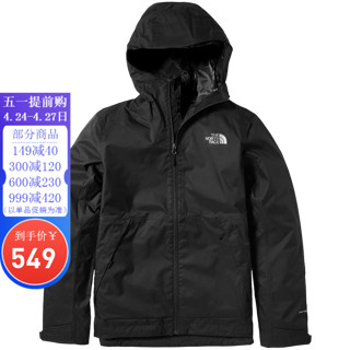 THE NORTH FACE 北面 TheNorthFace北面夹克外套男20秋冬户外休闲潮4UDB JK3/黑色 3XL