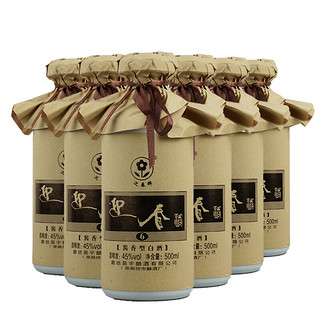 YING CHUN 迎春 迎春 六号瓷瓶 45%vol 酱香型白酒 500ml*6瓶 整箱装