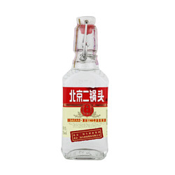 YONGFENG 永丰牌 北京二锅头白酒出口小方瓶粮食酒42度红标200ml
