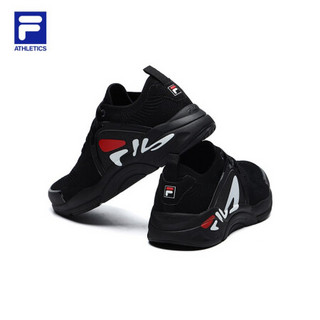 FILA ATHLETICS斐乐男鞋健身鞋网球鞋2021夏季新款透气轻便运动鞋A12M132104F 黑-BK 42.5