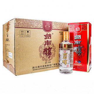 绵竹 剑南醇 精制 52%vol 浓香型白酒 500ml*6瓶 整箱装