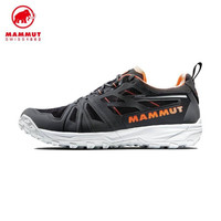 MAMMUT猛犸象Saentis男士GTX轻量透气低帮越野跑鞋 黑橘拼色 40
