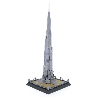 WANGE 万格 迪拜高楼建筑哈利法塔高难度成年人小颗粒积木模型 哈利法塔4222(582pcs)