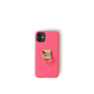Mulberry 玛珀利 2021春夏新款iPhone 11铰链环手机保护壳 RL6789 荧光粉色