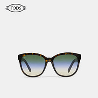 TOD'S 托德斯 2021夏季新品太阳镜眼镜墨镜女潮复古 XOW3155717AKR2 黑色