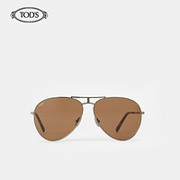 TOD'S 托德斯 2021夏季新品男女同款太阳镜眼镜墨镜潮复古 XOU02946013AGU 绿色