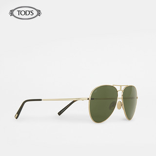 TOD'S 托德斯 2021夏季新品男女同款太阳镜眼镜墨镜潮复古 XOU02946013AGU 茶色