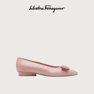 Salvatore Ferragamo/菲拉格慕 女士芭蕾平底鞋 741092（6.5、淡粉红色/1D）