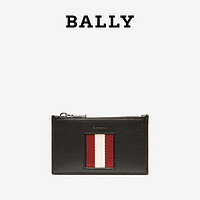 Bally/巴利新款BABE.HP男士经典黑色纯色牛皮名片夹6231879