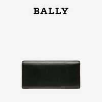 Bally/巴利新款JINNEY女士黑色压纹牛皮长款钱包手拿包6230642