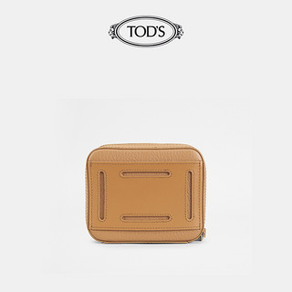 TOD'S 托德斯 2021春夏新品男士牛皮钱包卡包 XAMTRVAE200PXD 棕色